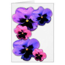 Watercolor Pansies Cards