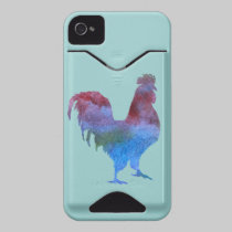 Watercolor Rooster casemate cases