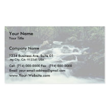 Waterfall Business Card Templates