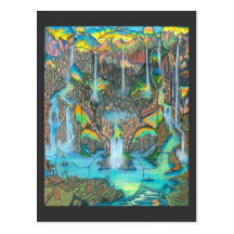 Waterfall Paradise Richesons 75 Post Cards