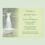 Waterfall Wedding invitations