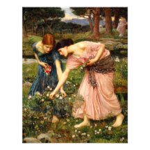 Waterhouse Gather Ye Rosebuds Invitations