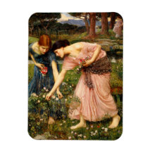 Waterhouse Gather Ye Rosebuds Magnet