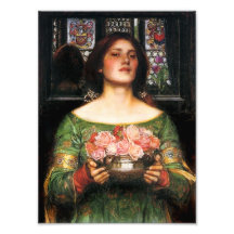 Waterhouse Gather Ye Rosebuds Print Photo