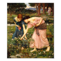 Waterhouse Gather Ye Rosebuds Print Photograph
