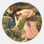 Waterhouse Gather Ye Rosebuds Stickers
