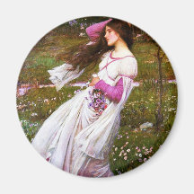 Waterhouse Windflowers Magnet
