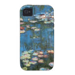 Waterlilies by Claude Monet, Vintage Impressionism Case-Mate iPhone 4 Cover