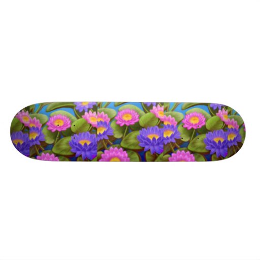 Waterlily Garden Skateboard