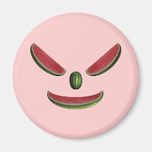 Watermelons Grin Refrigerator Magnet