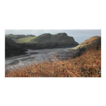 Watermouth, Devon, UK. Cliffs. Photo Card