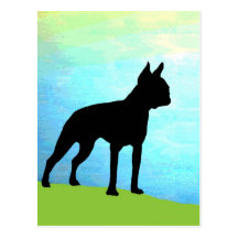 Waterside Boston Terrier Post Cards