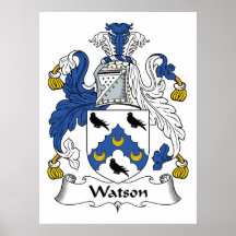 Watson Family Crest Poster