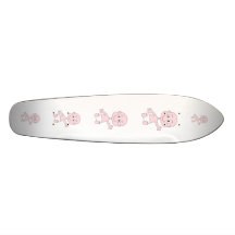 Waving Cute Baby. Skateboard Deck