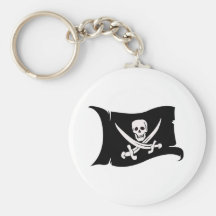 Waving Flag #10 Jack Rackham Keychain