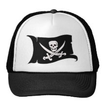 Waving Flag #10 Jack Rackham Mesh Hats