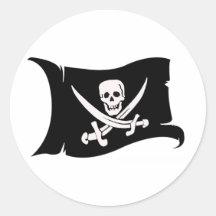 Waving Flag #10 Jack Rackham Sticker