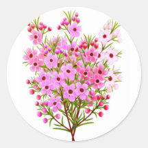 Wax Flower Bouquet Sticker