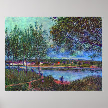 Way of the Old Ferry by Alfred Sisley Poster