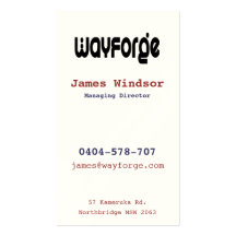 Wayforge Business Cards