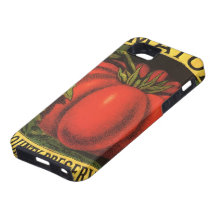 Wayne Co Tomatoes Vintage Fruit Crate Label Art iPhone 5 Case