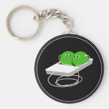 We Are Like Two Peas In A Pod Key Chain