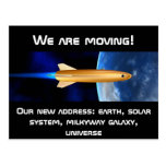 We are moving postcards