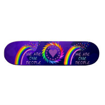 We Are One Custom Skate Board