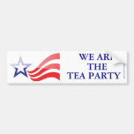 WE ARE THE TEA PARTY BUMPER STICKER