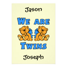 We Are Twins 1 Invites