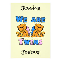 We Are Twins 2 Invitation