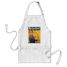 We Can Do It World War II Aprons