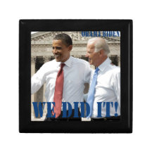 "We Did It!" -- Obama Trinket Box
