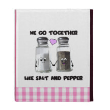We go together like salt and pepper iPad cases