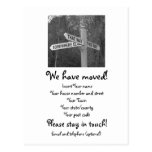 We have moved postcard