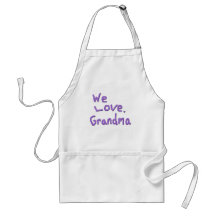 We Love Grandma Apron