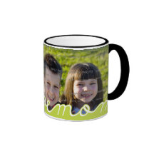 We Love Mum Mother's Day Mugs with Photo | Green