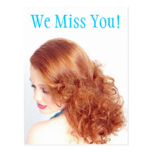 We Miss You! Postcard