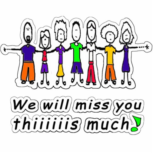 we will miss you clip art - photo #1