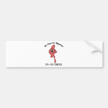 We Pray For Myanmar 11-11-2012 Bumper Stickers