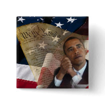We the People...Barack Obama & the Constitution Pinback Buttons