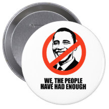 We the people have had enough pinback button