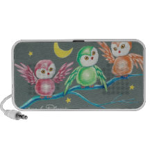We Three Owls Mini Speakers