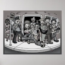 We Truck In Peace Poster