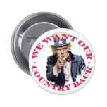 We Want Button - Uncle Sam
