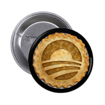 "We Want Pie!" Obama Pie Button