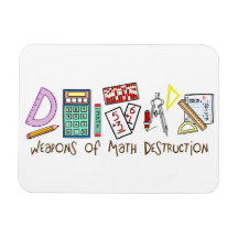 Weapons Of Math Destruction Rectangular Magnets