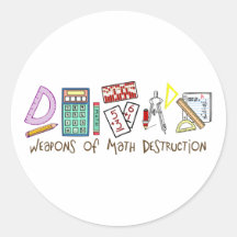 Weapons Of Math Destruction Stickers