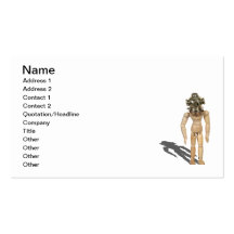 Wearing Deep Sea Diving Helmet Business Card Templates