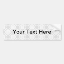 Weathered bullseye bumper stickers